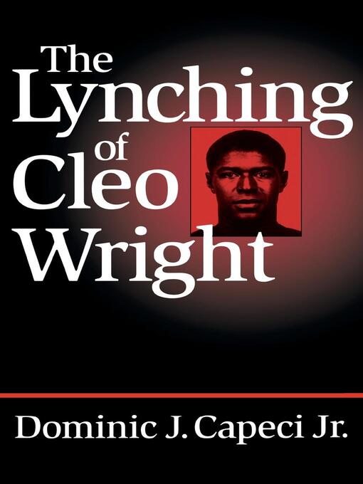 Cover image for The Lynching of Cleo Wright